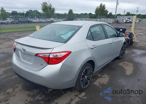 2015 Toyota Corolla S Plus z USA, uszkodzony, nr VIN 2T1BURHE0FC455849